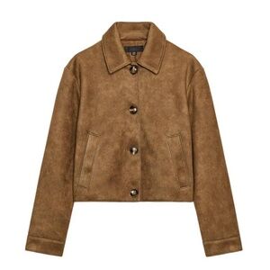 Faux Suede Jacket